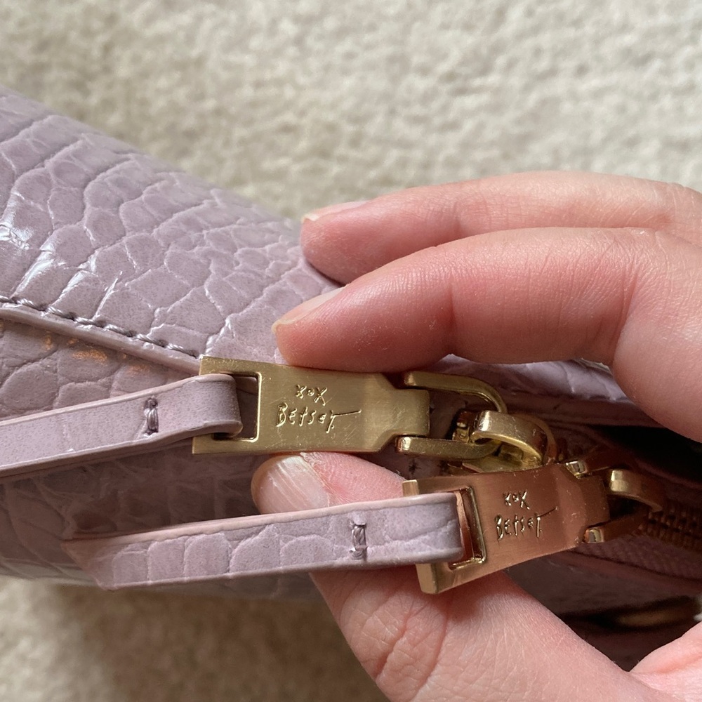 Betsy Johnson Crocodile-Embossed Handbag - Picture 3 of 6